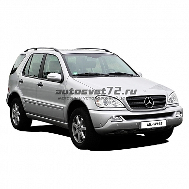 Стекло фары Mercedes Benz M-Class W163 (2001-2005) (левое)
